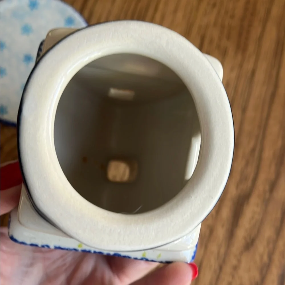 Polish pottery Ceramic House for votive candle - Picture 3 of 8